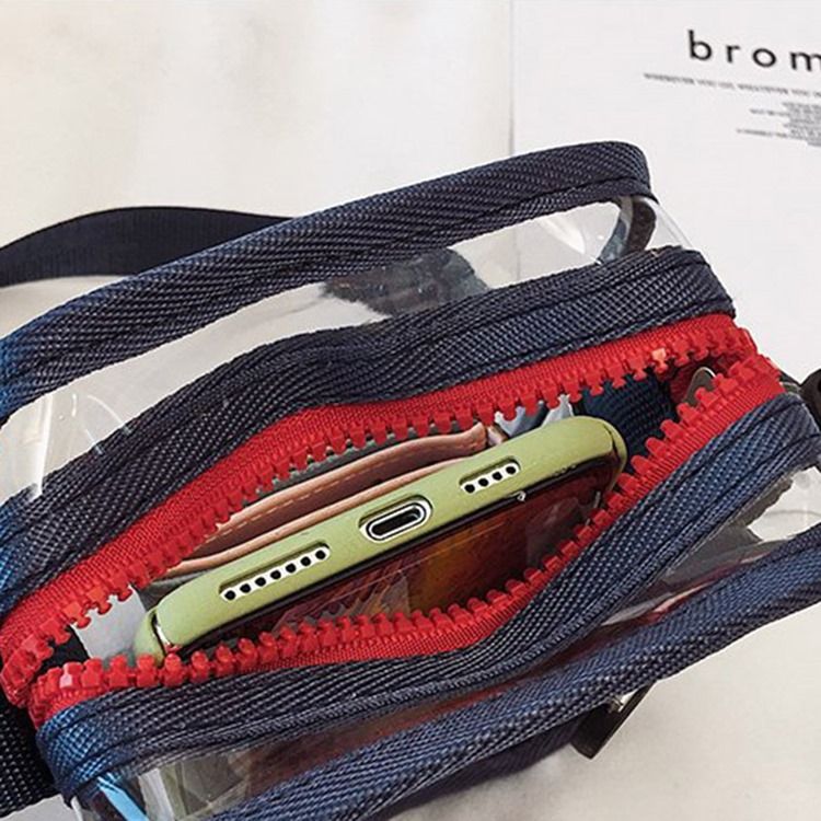 Brev Pvc Trådflik Crossbody Påsar