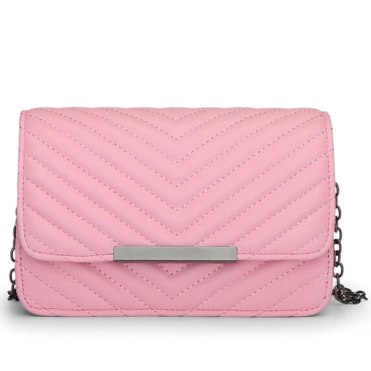 Broderigråd Kedja Crossbody Bag
