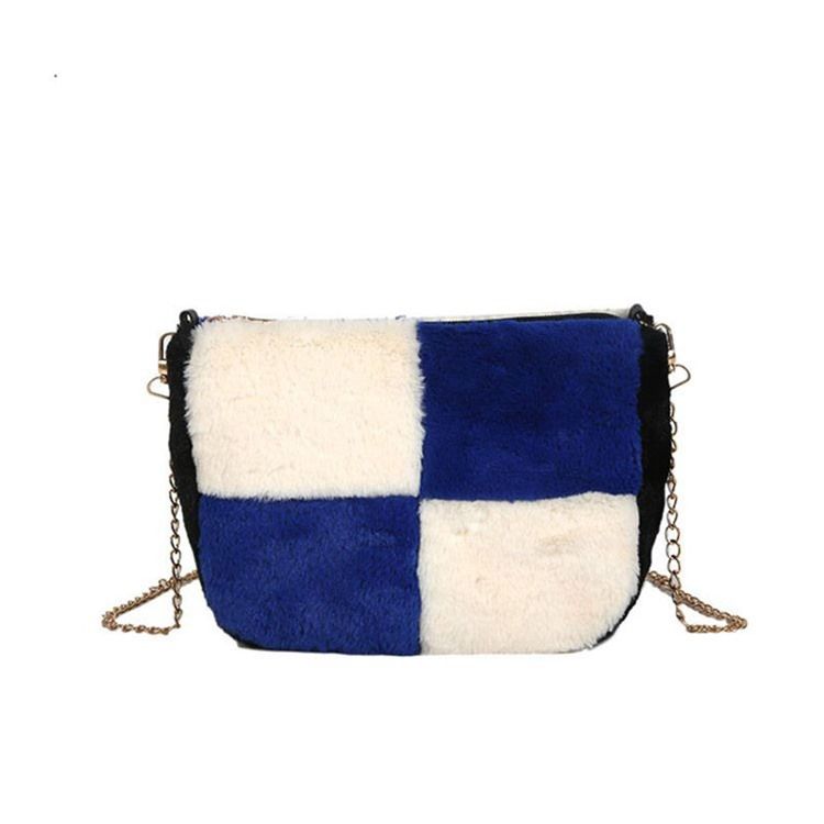Color Block Sadel Crossbody-Väskor