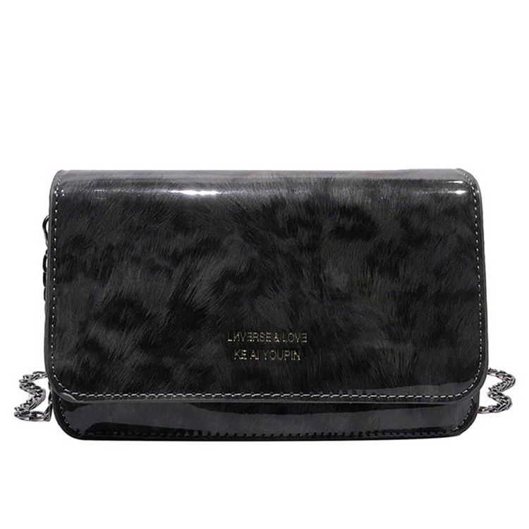 Crossbody-Väska I Pu-Kedja Med Leopardtryck