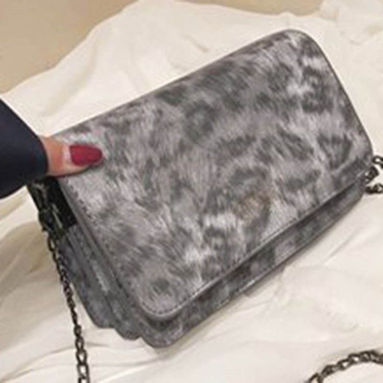 Crossbody-Väska I Pu-Kedja Med Leopardtryck