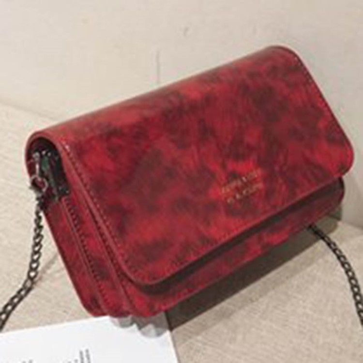 Crossbody-Väska I Pu-Kedja Med Leopardtryck