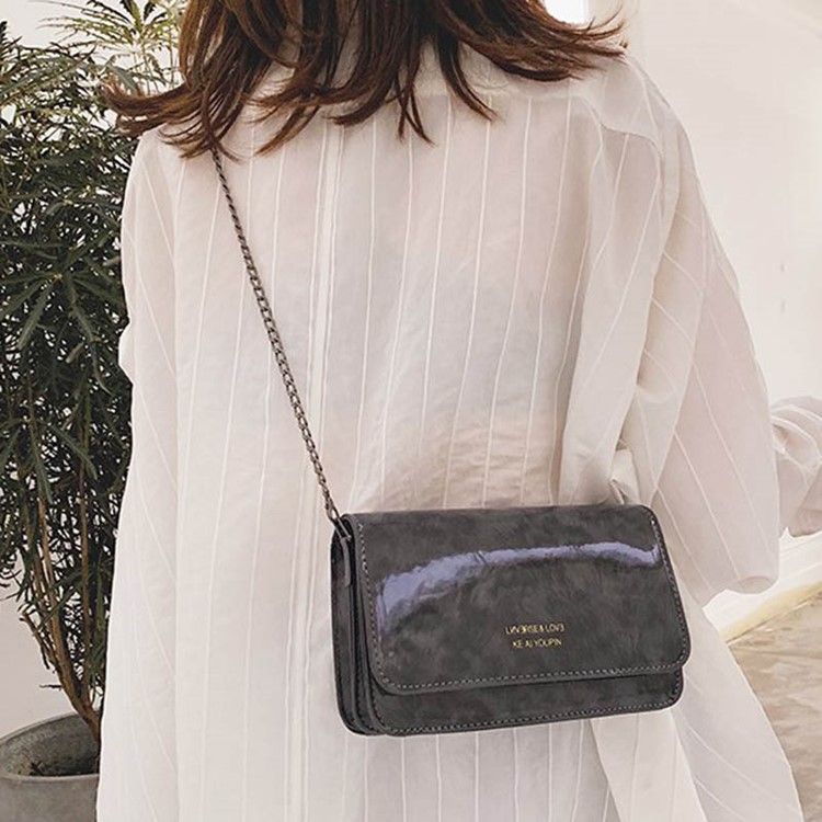 Crossbody-Väska I Pu-Kedja Med Leopardtryck