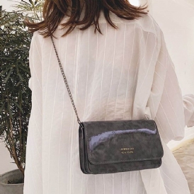Crossbody-Väska I Pu-Kedja Med Leopardtryck