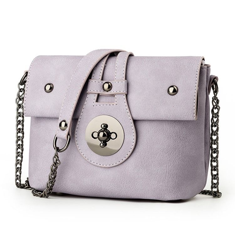 Erircdress Candy Color Latch Mini Crossbody-Väska