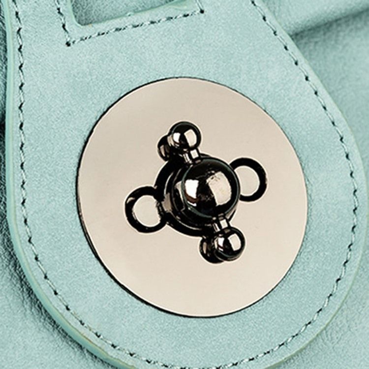 Erircdress Candy Color Latch Mini Crossbody-Väska
