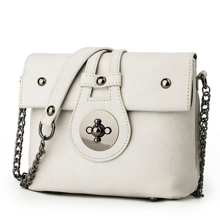 Erircdress Candy Color Latch Mini Crossbody-Väska