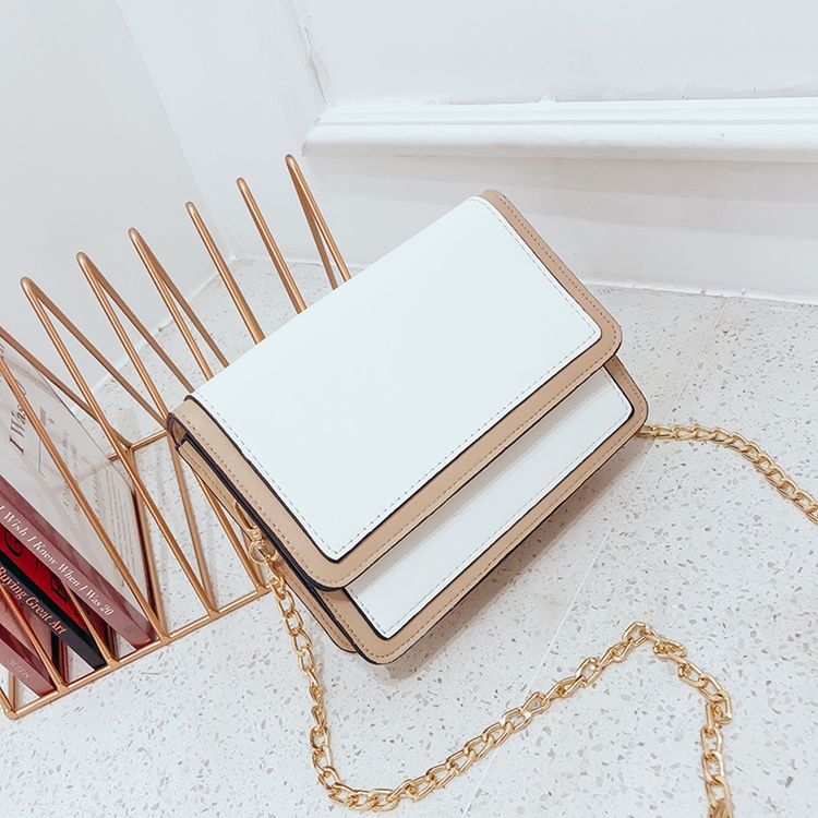 Fräsch Stil Color Block Crossbody-Väska