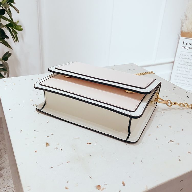 Fräsch Stil Color Block Crossbody-Väska