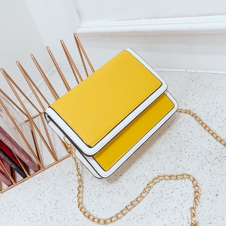 Fräsch Stil Color Block Crossbody-Väska