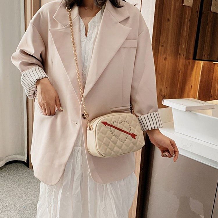 Hjärtformade Pu Crossbody-Väskor Med Flik