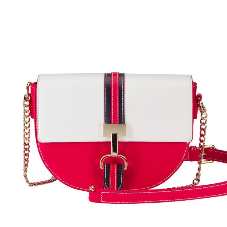 Kedja Pu Sadel Crossbody-Väskor