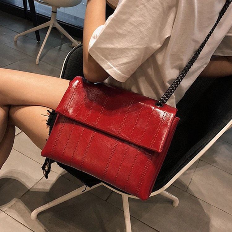 Kedja Rektangulära Crossbody-Väskor