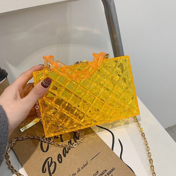 Koreanskt Lås Crossbody-Väskor Med Enkla Flikar