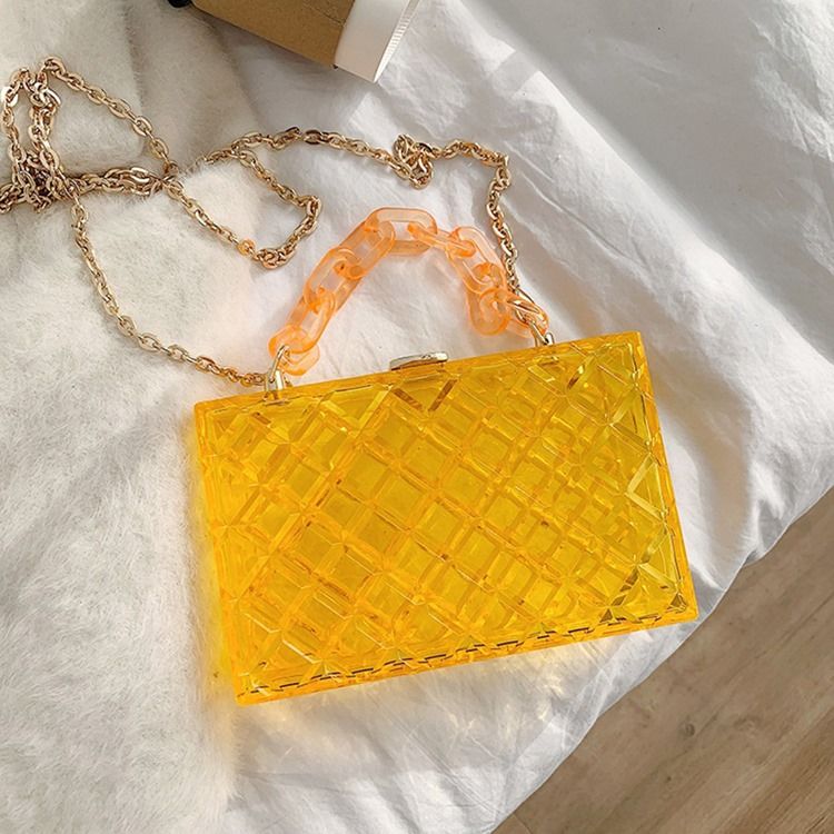 Koreanskt Lås Crossbody-Väskor Med Enkla Flikar