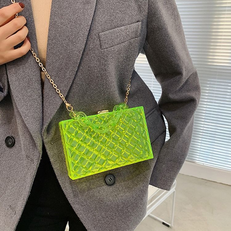 Koreanskt Lås Crossbody-Väskor Med Enkla Flikar