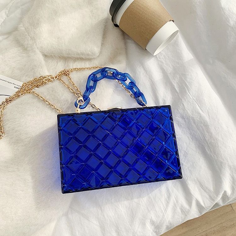 Koreanskt Lås Crossbody-Väskor Med Enkla Flikar