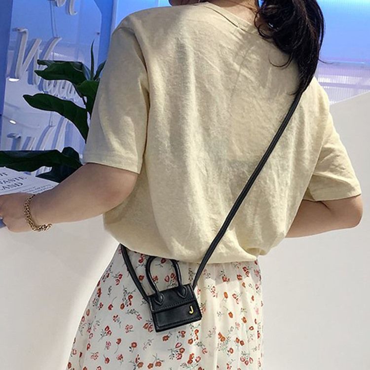 Mini Plain Square Crossbody-Väska