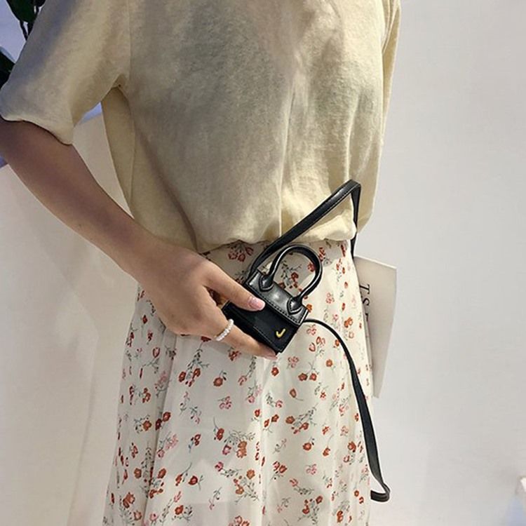 Mini Plain Square Crossbody-Väska