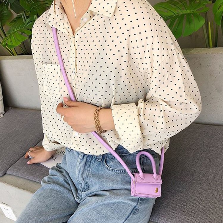 Mini Plain Square Crossbody-Väska