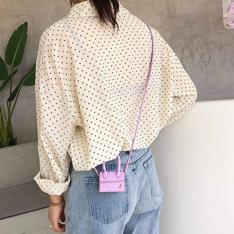 Mini Plain Square Crossbody-Väska