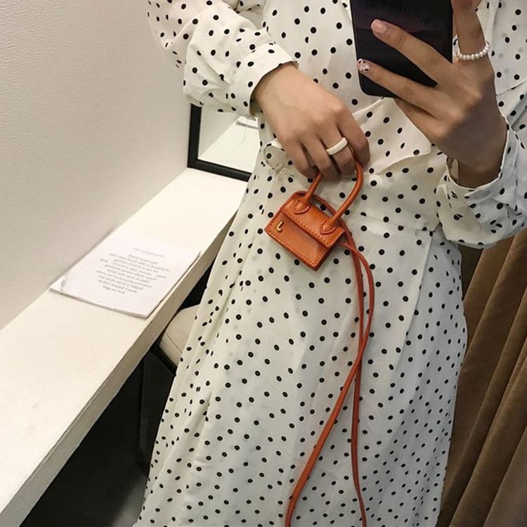 Mini Plain Square Crossbody-Väska
