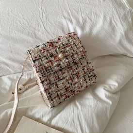 Pärlor Rektangulära Crossbody-Väskor