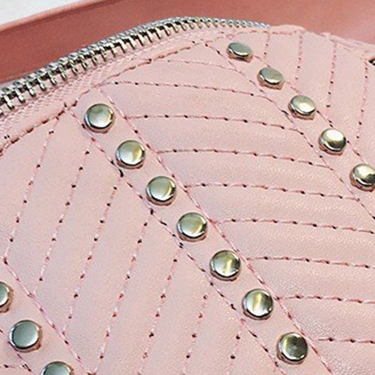 Pu Damtråd Fanny Bags
