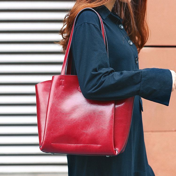 Pu Fashion Fatformad Axelväska