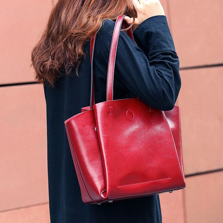 Pu Fashion Fatformad Axelväska