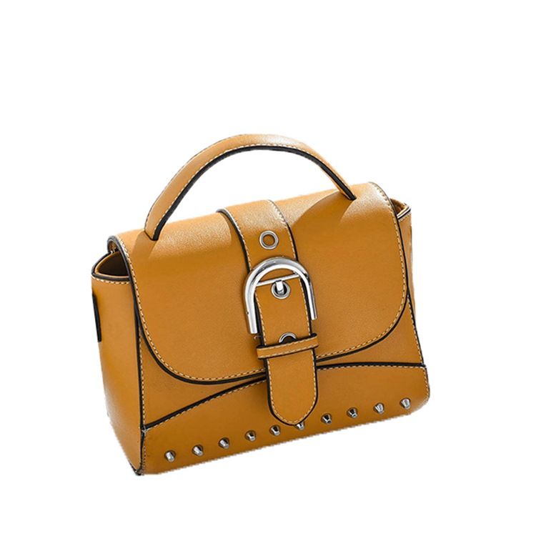 Pu Nit Vanliga Flap Crossbody-Väskor