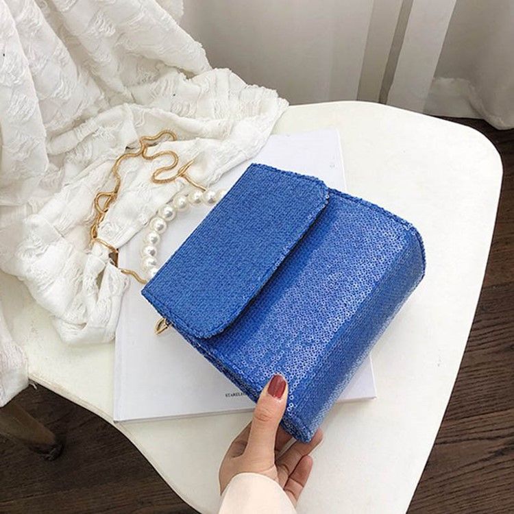 Pu Paljetter Plain Paillette Crossbody-Väska