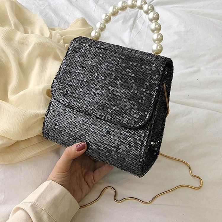 Pu Paljetter Plain Paillette Crossbody-Väska