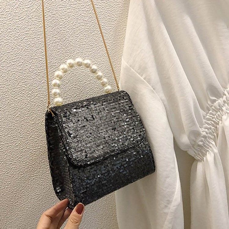 Pu Paljetter Plain Paillette Crossbody-Väska