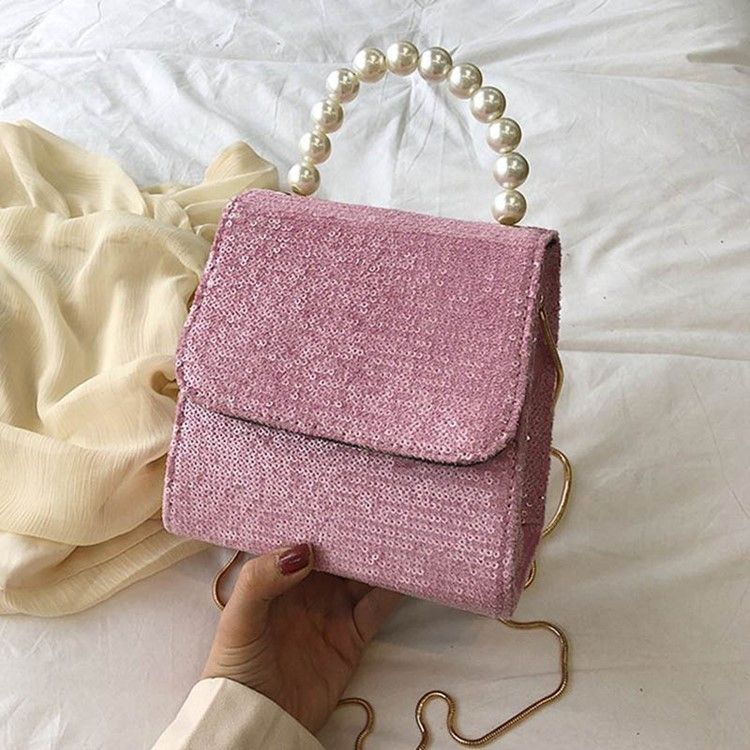 Pu Paljetter Plain Paillette Crossbody-Väska