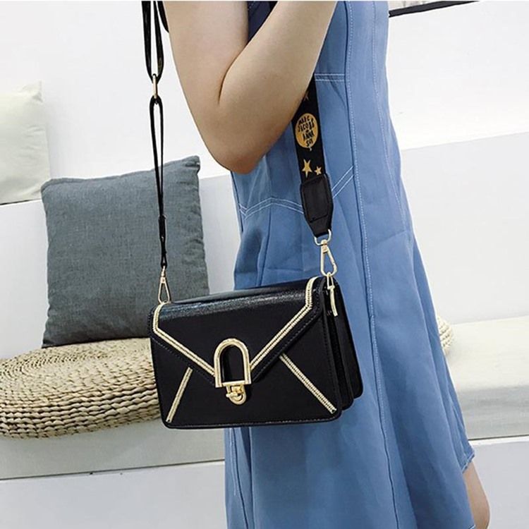 Pu Rektangel Crossbody-Väskor För Kvinnor