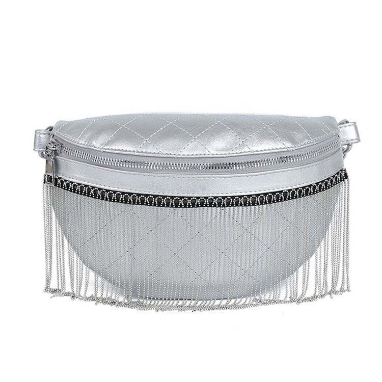 Pu Rutig Fringe Thread Sadel Crossbody Bags