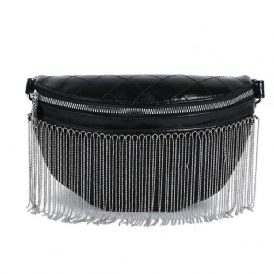 Pu Rutig Fringe Thread Sadel Crossbody Bags