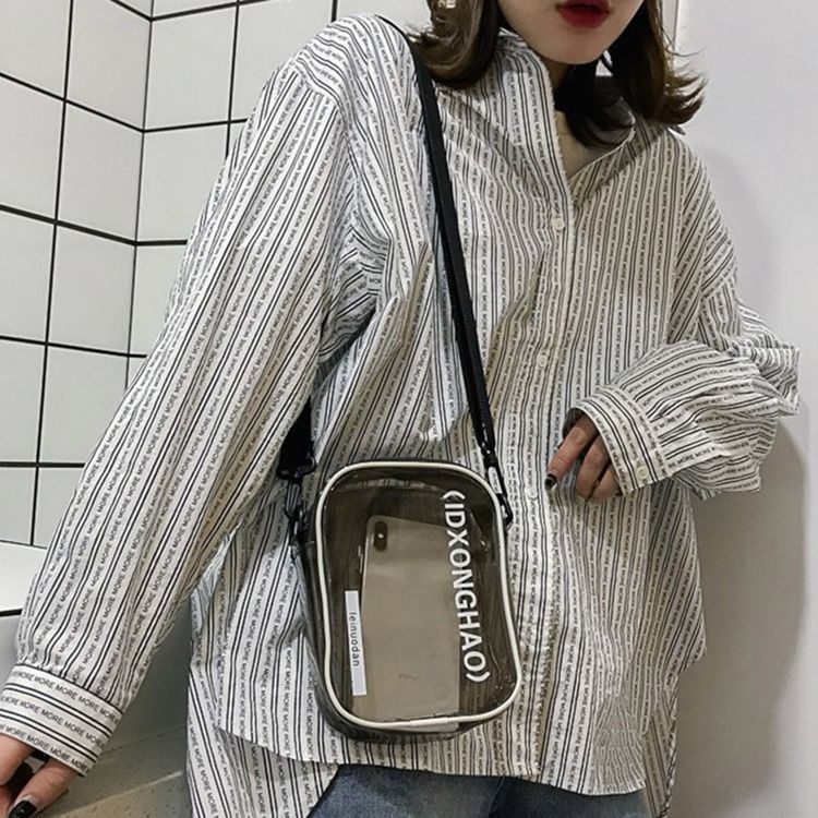 Pvc Brev Tråd Flik Crossbody Påsar