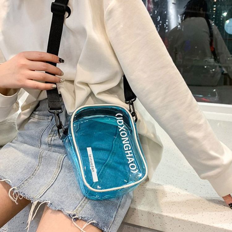Pvc Brev Tråd Flik Crossbody Påsar