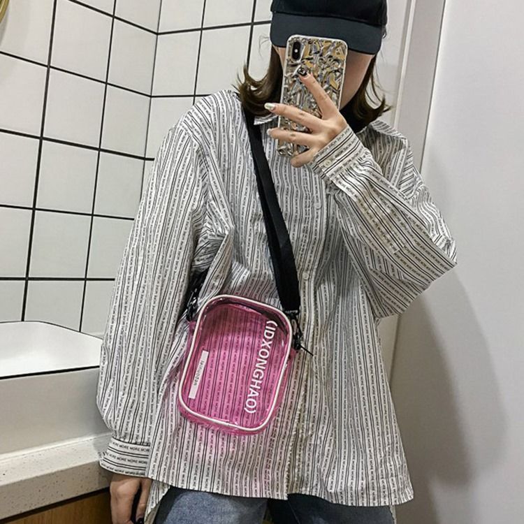 Pvc Brev Tråd Flik Crossbody Påsar