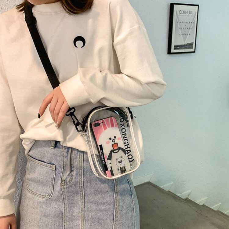 Pvc Brev Tråd Flik Crossbody Påsar