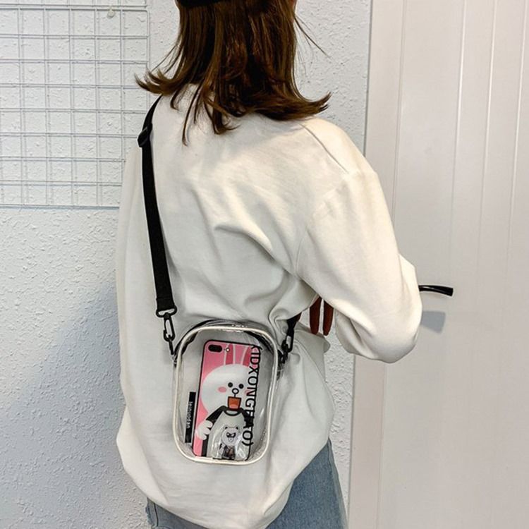 Pvc Brev Tråd Flik Crossbody Påsar
