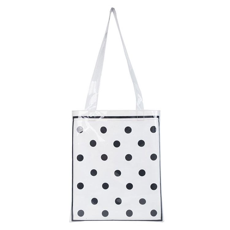Pvc Polka Dots Tråd Rektangulära Axelväskor