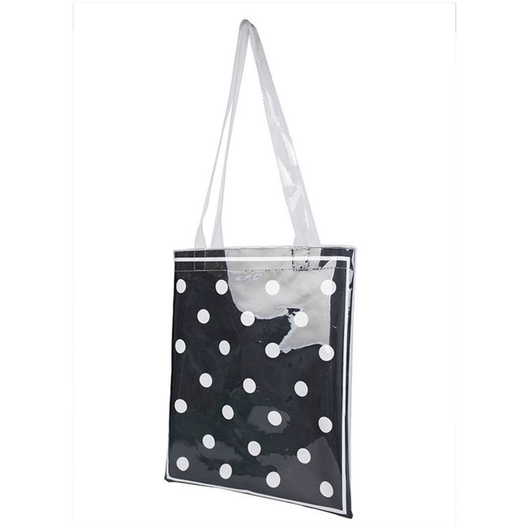 Pvc Polka Dots Tråd Rektangulära Axelväskor