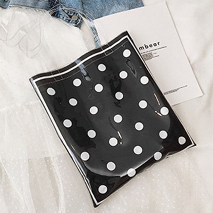 Pvc Polka Dots Tråd Rektangulära Axelväskor