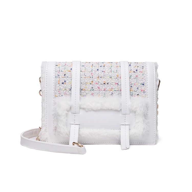 Rutig Kedja Japanska Rektangulära Crossbody-Väskor