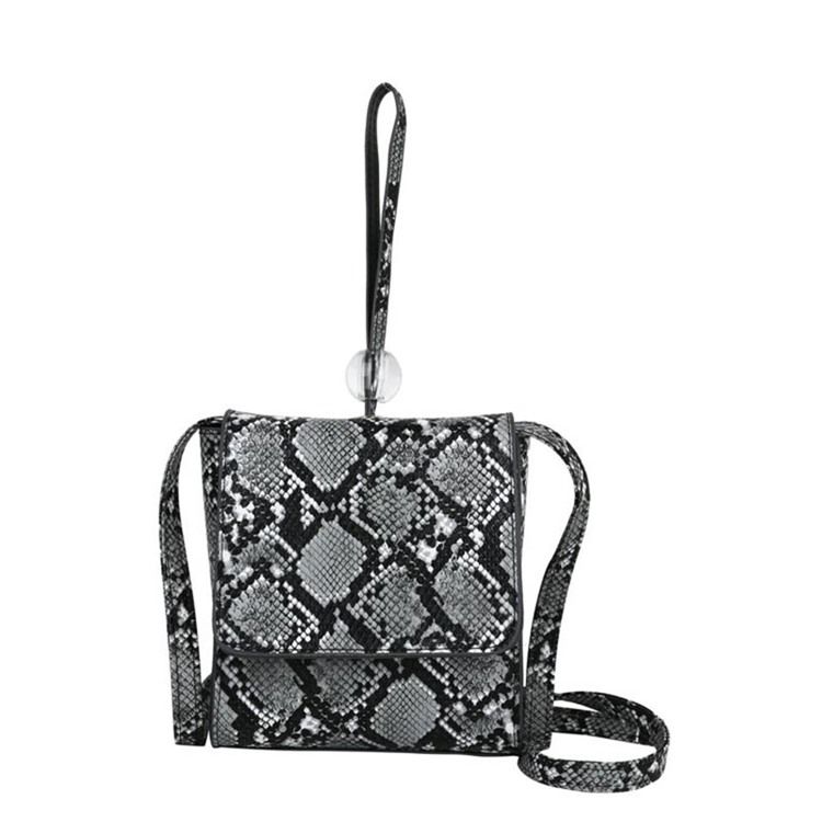 Serpentine Embossing Rektangel Crossbody-Väskor
