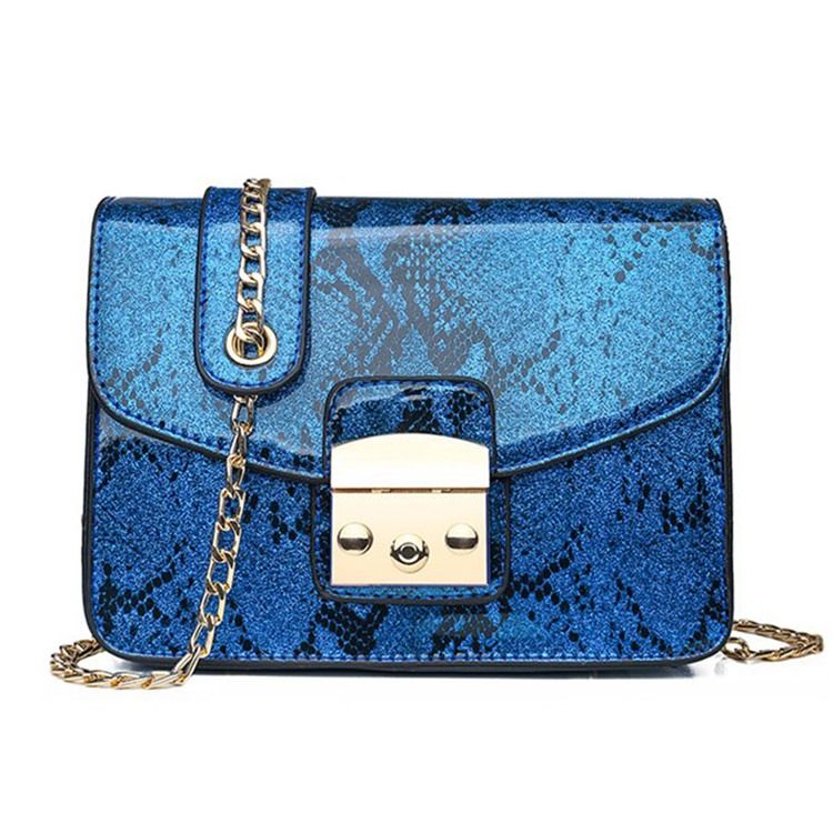 Serpentine Tråd Rektangel Crossbody Påsar