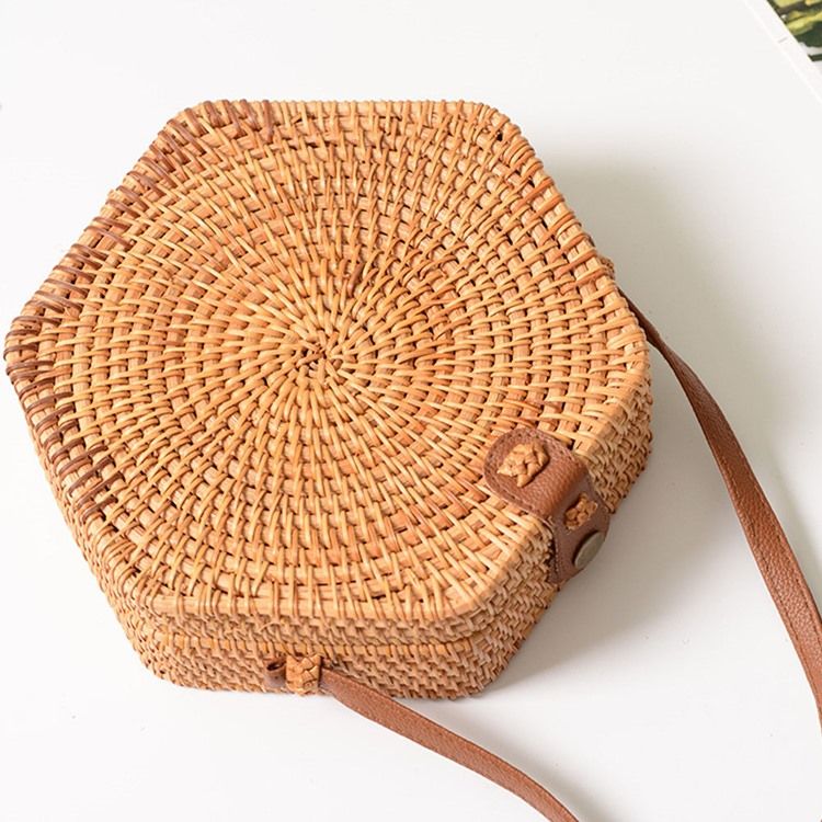 Stickade Enkla Europeiska Crossbody-Väskor